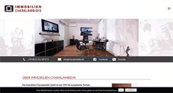 Desktop Screenshot of immobilien-charalambidis.de